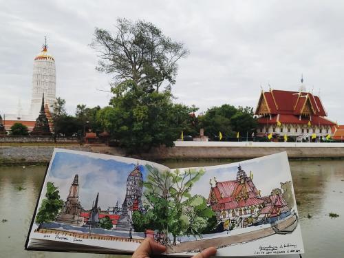 Mengenal Sosok Nugraha Pratama, Si "Traveling Sketcher"